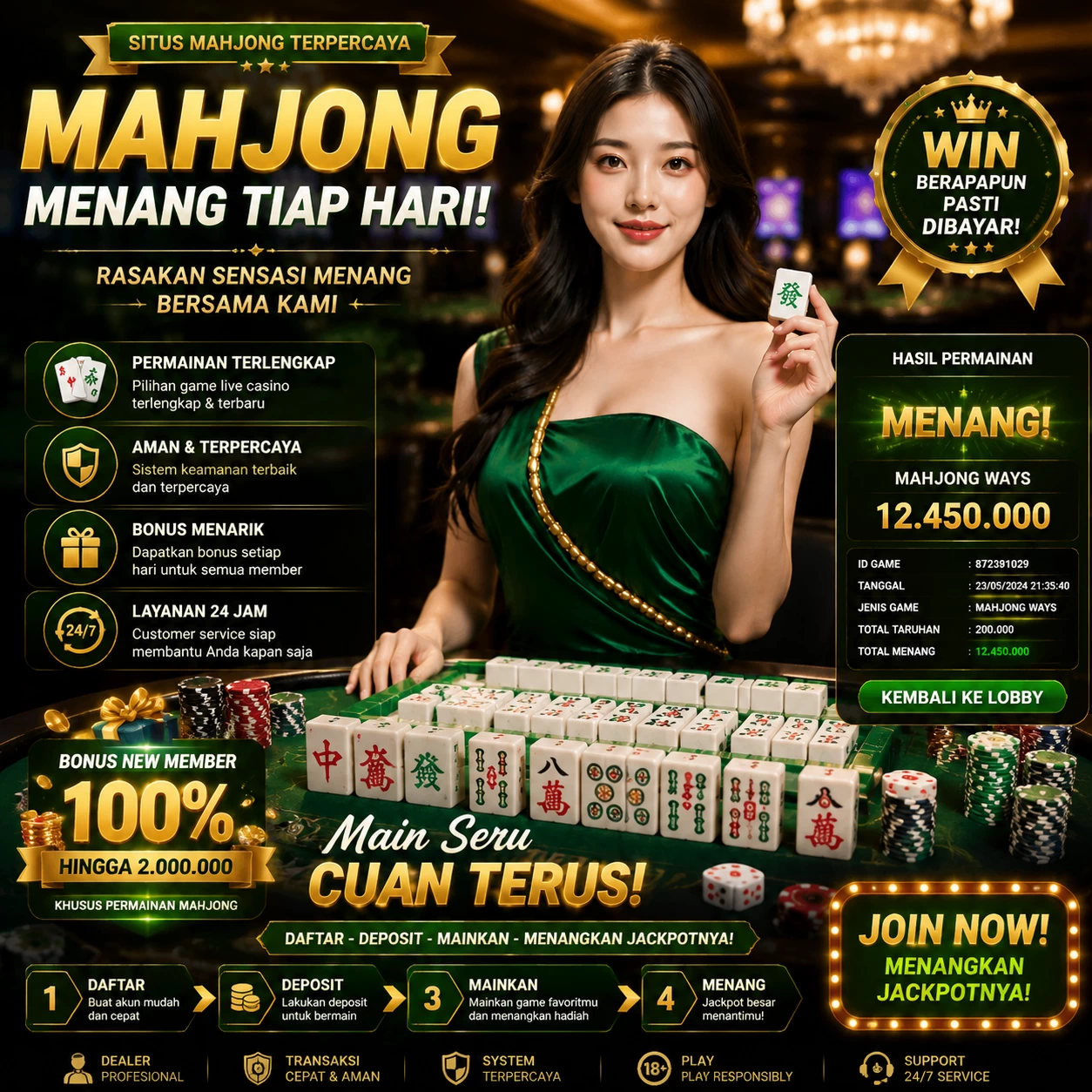 Detail Teknis mega4d